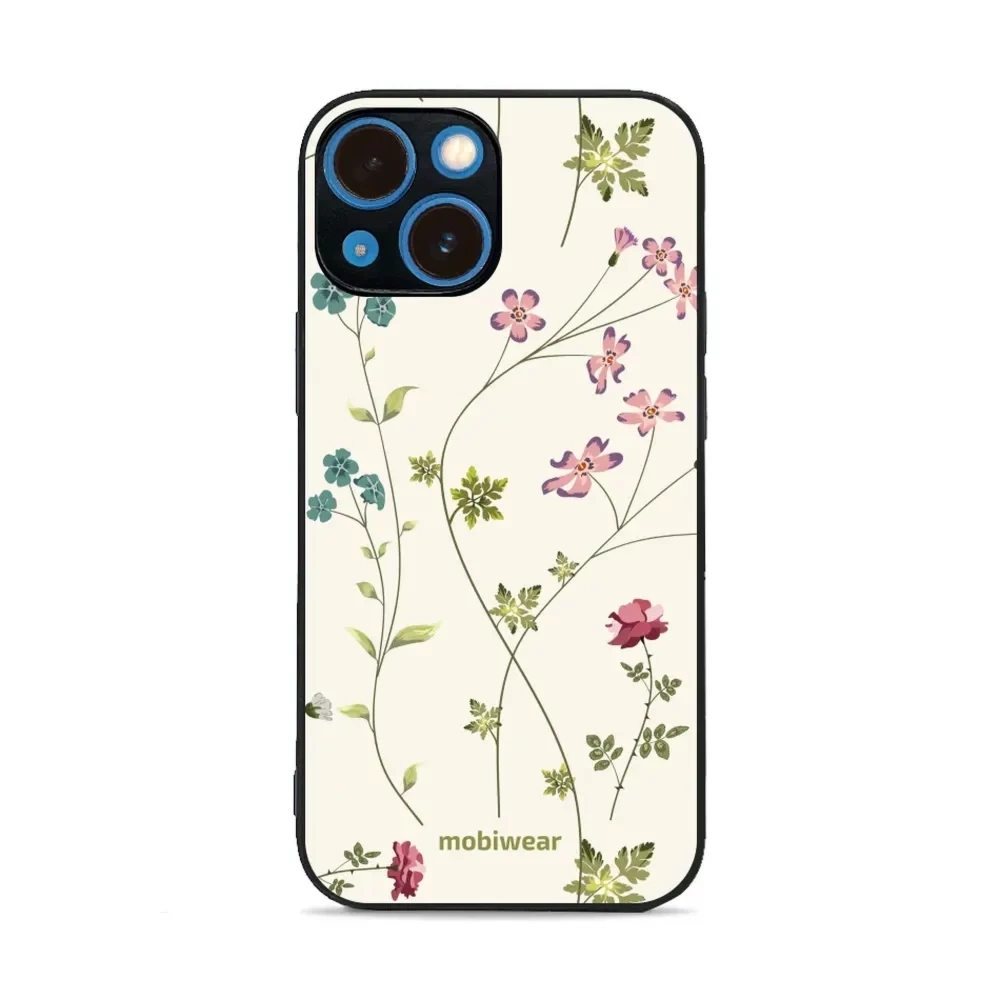 Etui ochronne do iPhone 13 Mini, Mobiwear Glossy Case, sielski kwiat