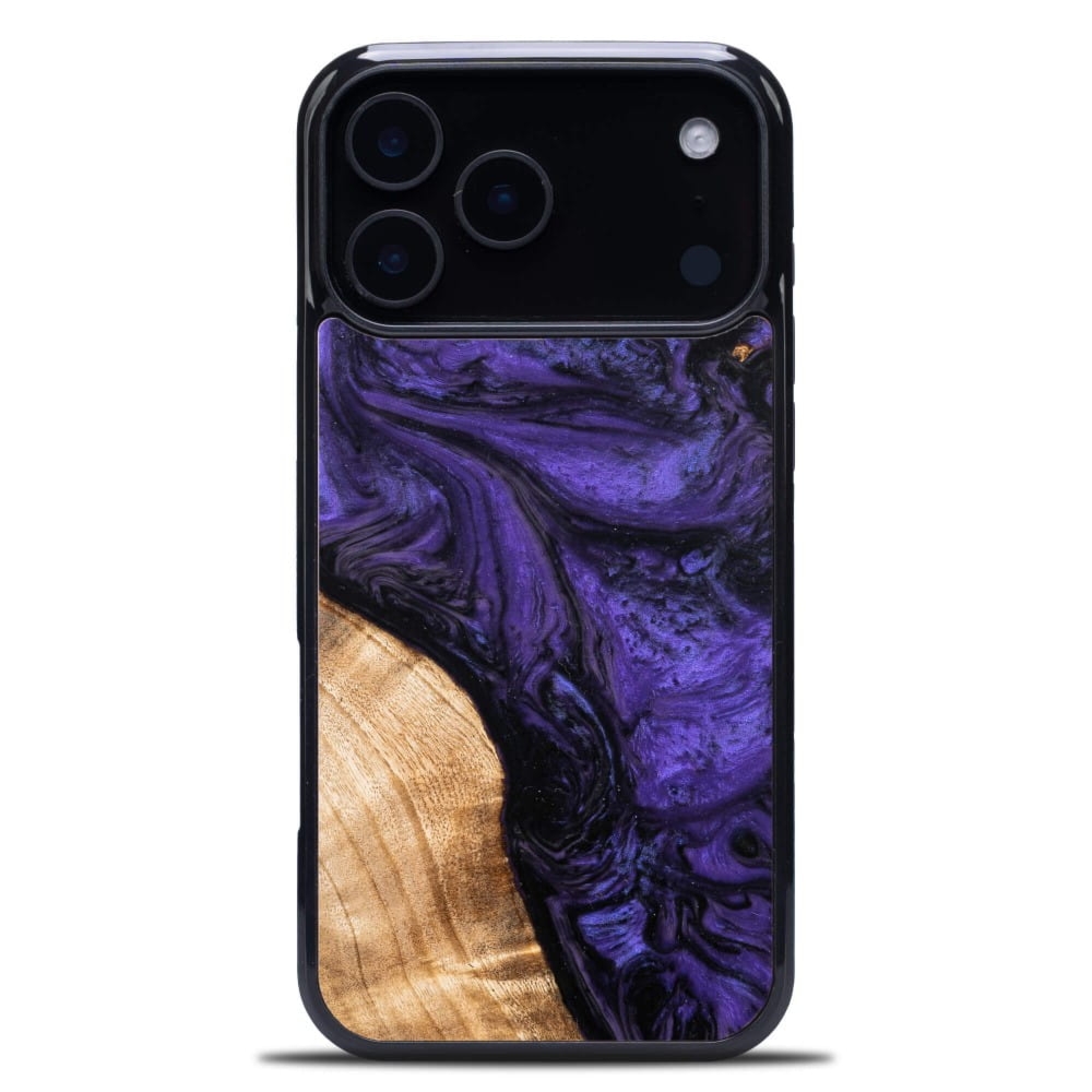 Drewniane etui do iPhone 17 Pro Max, Bewood Unique Violet