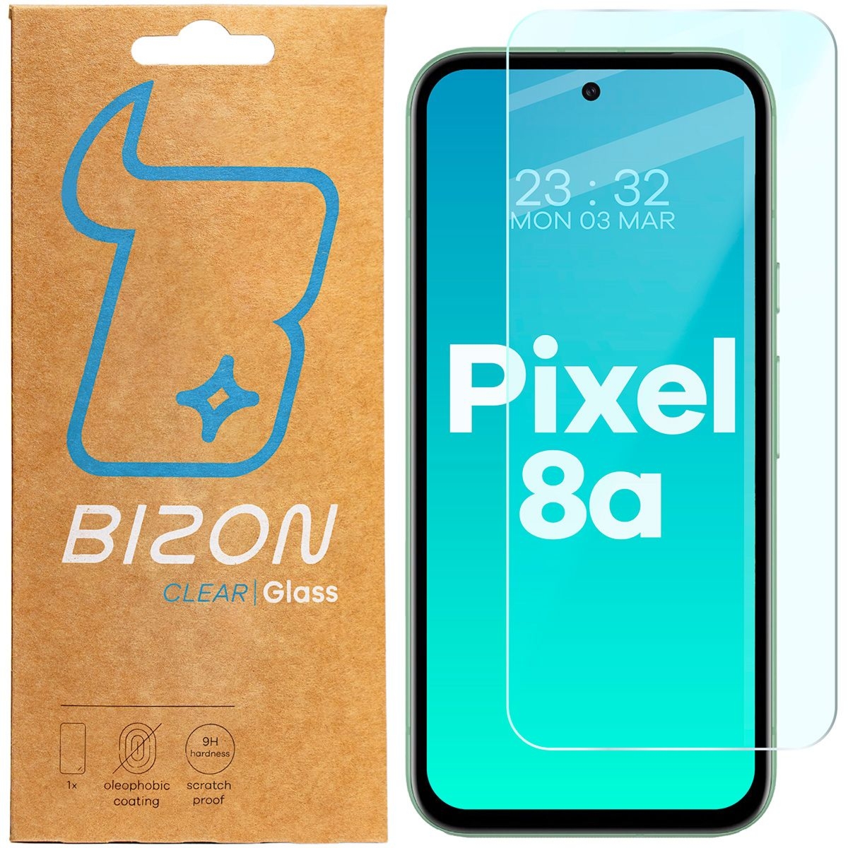 Szkło hartowane Bizon Glass Clear do Google Pixel 8a