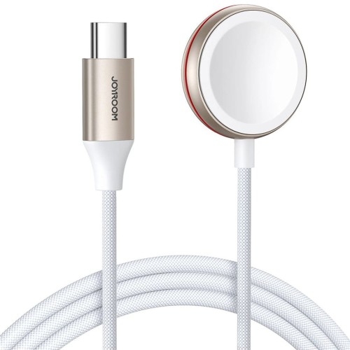 Image of Ładowarka magnetyczna, indukcyjna Joyroom do Apple Watch USB-C, 1,2 m, biała