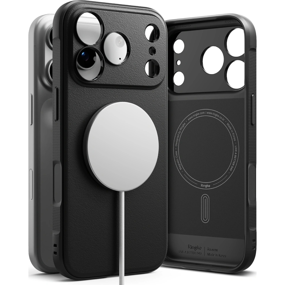 Etui Ringke Onyx Magnetic do MagSafe do iPhone 18 Pro Max / 17 Pro Max, czarne