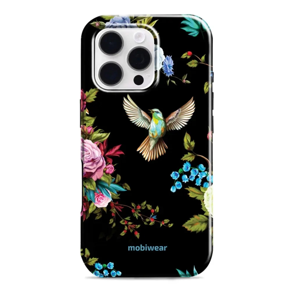 Etui ochronne do iPhone 16 Pro, Mobiwear Elite Pro, nocny koliber