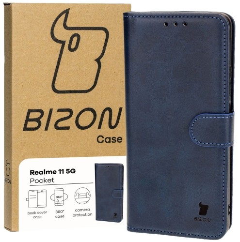 Image of Etui Bizon Case Pocket do Realme 11 5G, granatowe