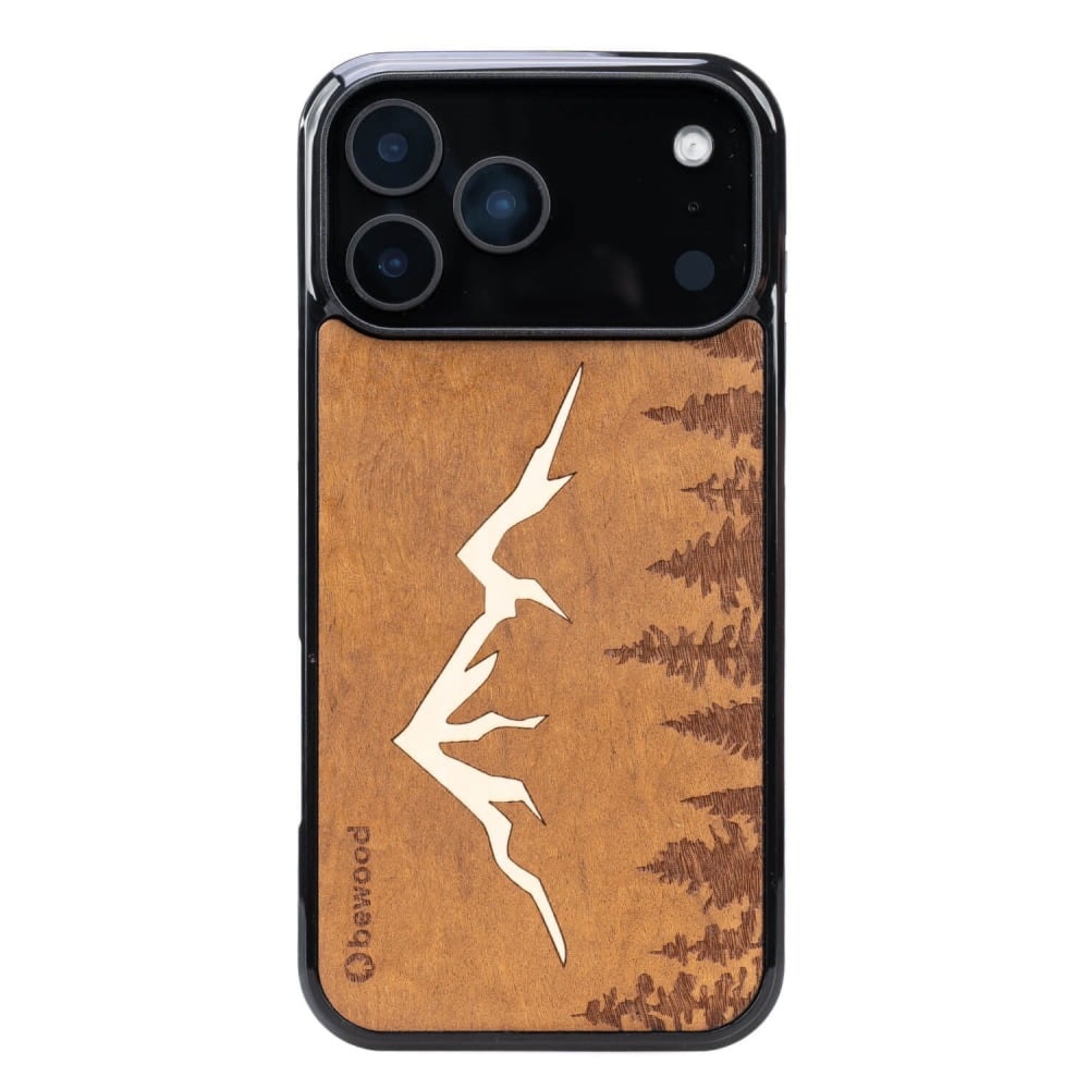Drewniane etui do iPhone 17 Pro Max, Bewood Góry Imbuia