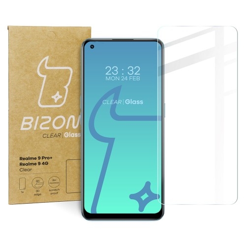 Image of Szkło hartowane Bizon Glass Clear do Realme 9 Pro+ / Realme 9 4G