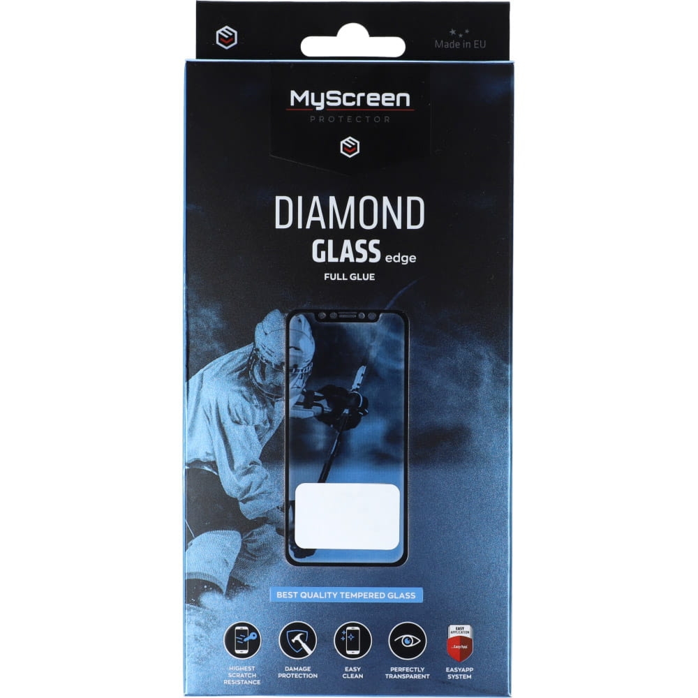 Szkło MyScreen Diamond Glass Edge Full Glue do Realme 12 5G, czarna ramka