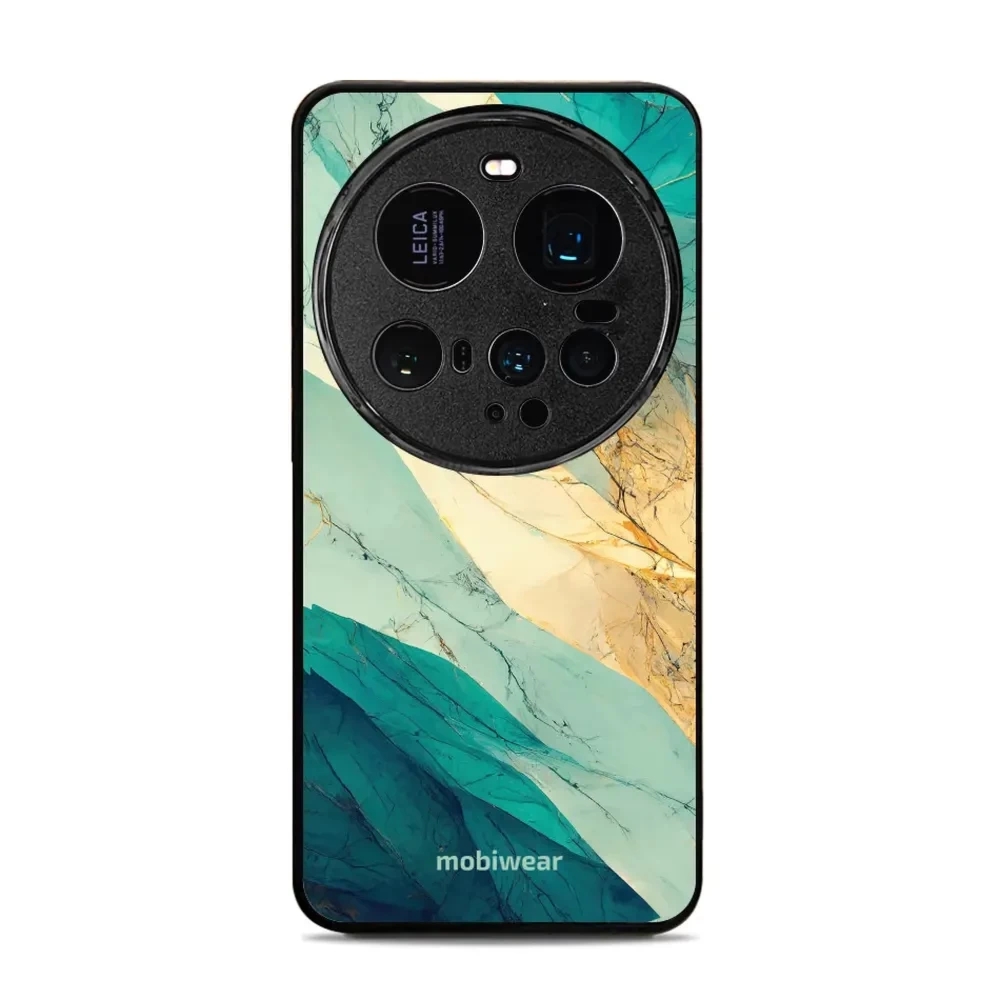 Etui ochronne do Xiaomi 15 Ultra, Mobiwear Glossy Case, turkusowy marmur