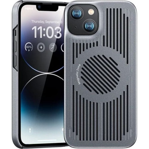 Image of Etui Benks MagClap™ Biliz Cooling Case do iPhone 14 Plus, srebrne