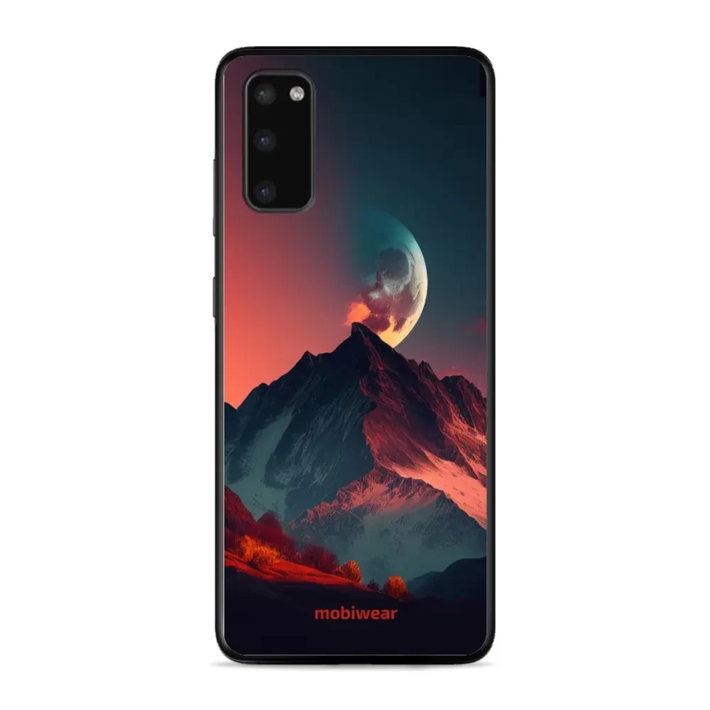 Etui ochronne do Galaxy S20, Mobiwear Glossy Case, górski zmierzch