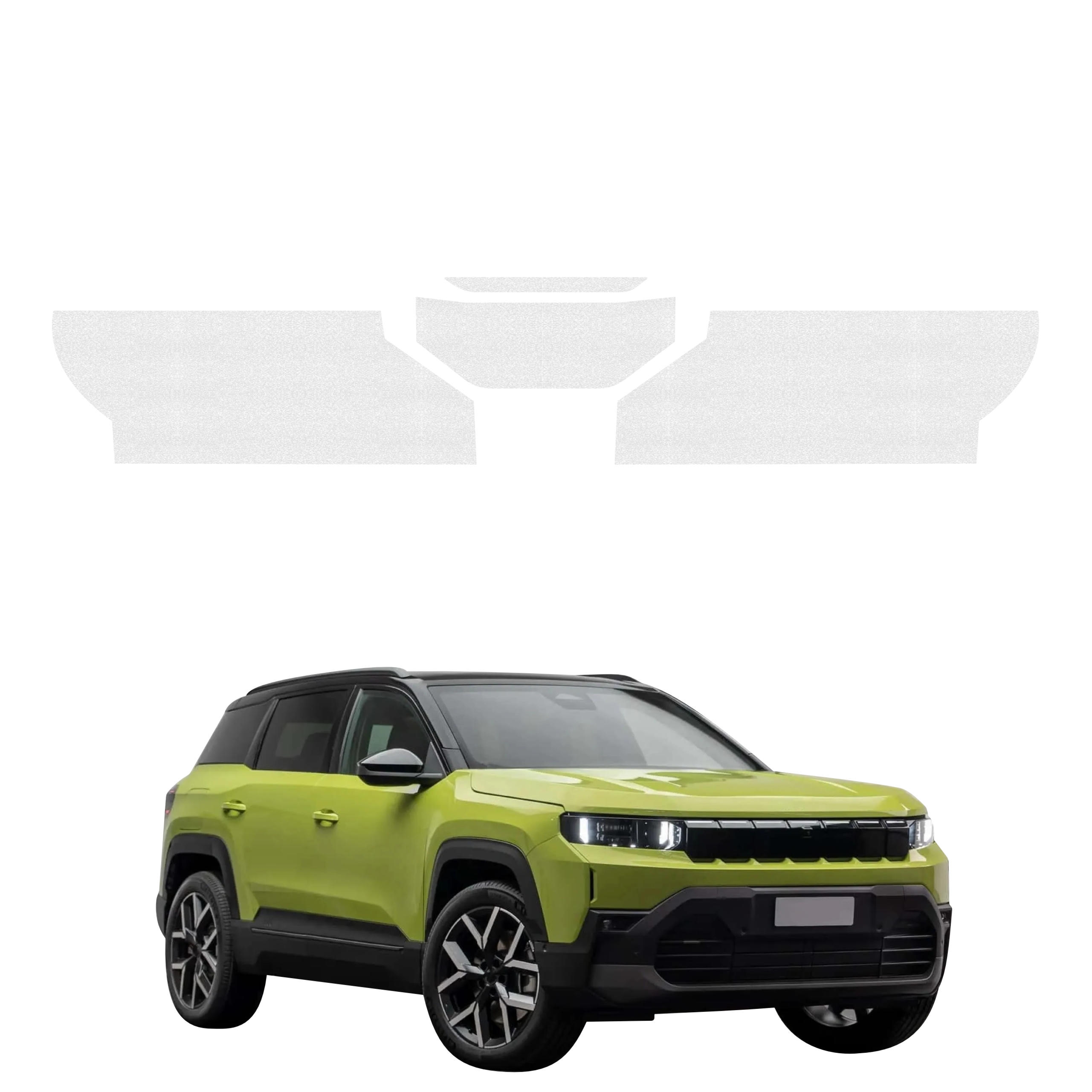 4w1 Bezbarwna powłoka techniczna Grizz Protector na próg bagażnika Jeep Compass (2025-2026)