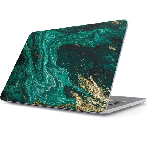 Image of Etui Burga Emerald Pool Tough do Macbook Air 13.6" M3 / M2, wielokolorowy morski