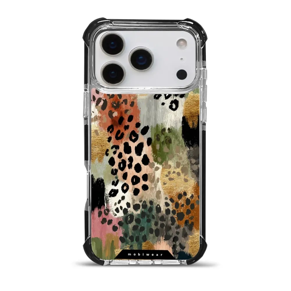 Etui ochronne do iPhone 17 Pro Max do MagSafe, Mobiwear Elite Bumper, malownicze cętki