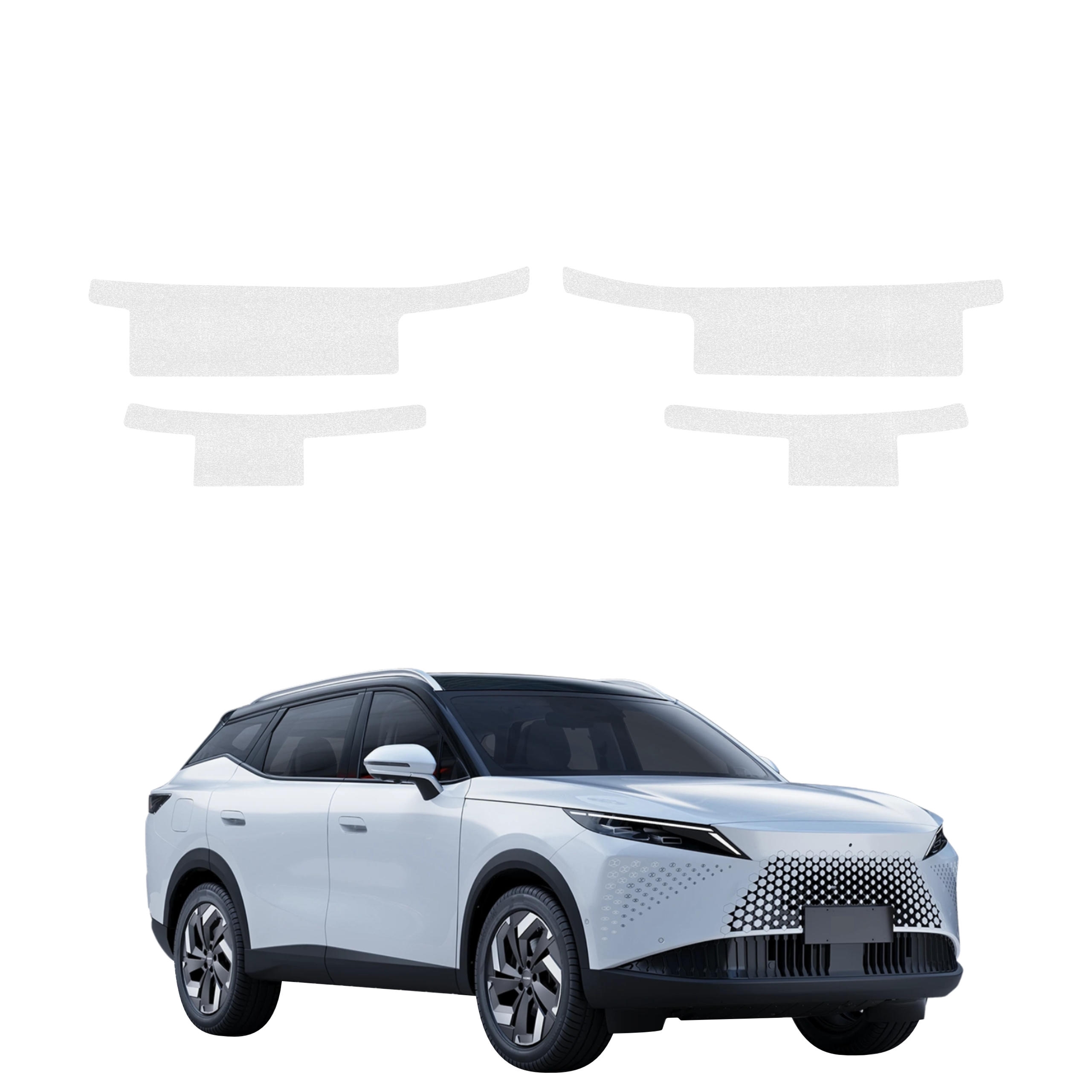 4w1 Biała powłoka techniczna Grizz Protector na progi OMODA 7 (2025-2026)
