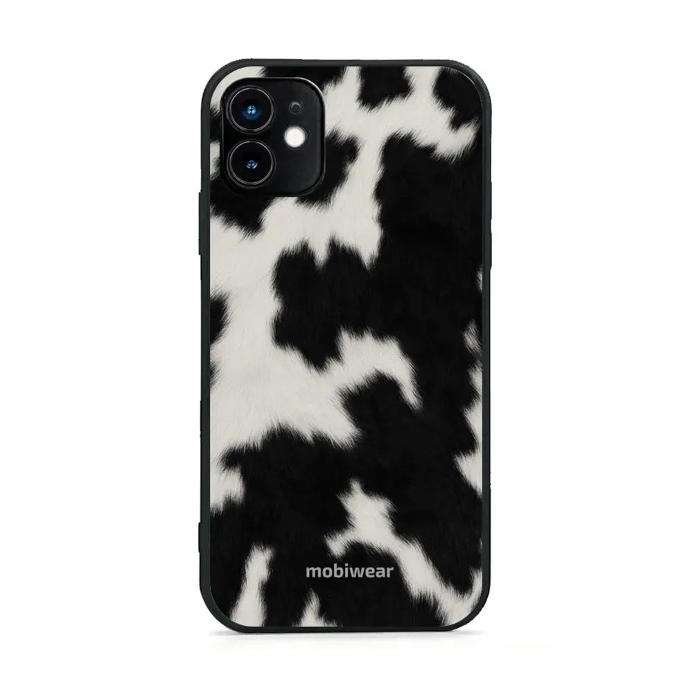 Etui ochronne do iPhone 11, Mobiwear Glossy Case, krowie futerko
