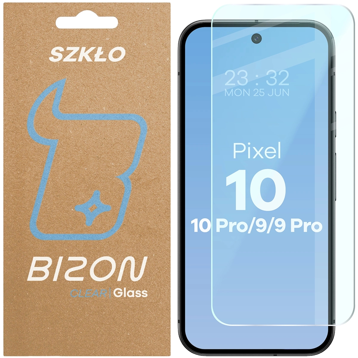 Szkło hartowane Bizon Glass Clear do Google Pixel 11 / 11 Pro / 10 / 10 Pro / 9 / 9 Pro