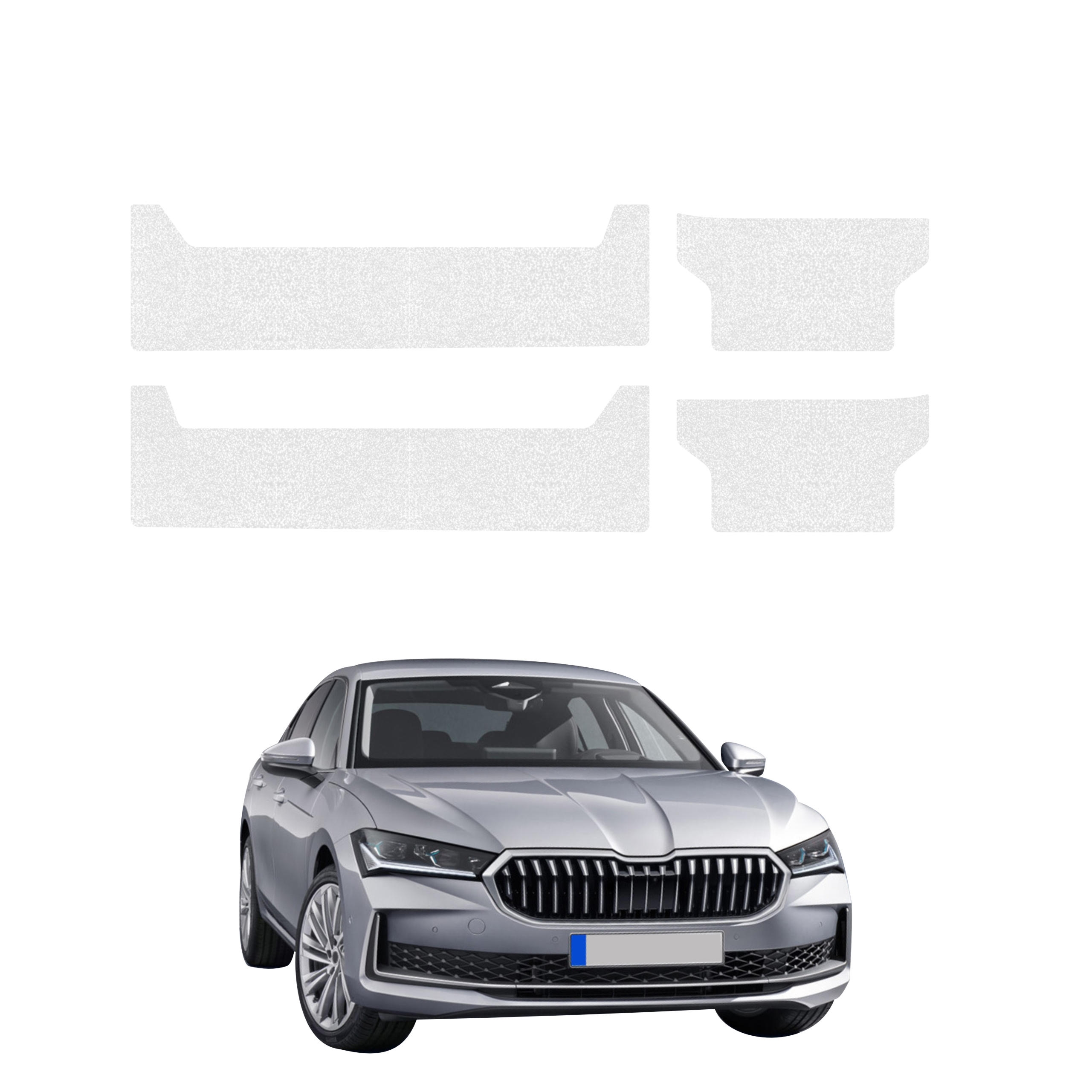4w1 Bezbarwna powłoka techniczna Grizz Protector na progi Skoda Superb 4 Liftback (2024-2026)