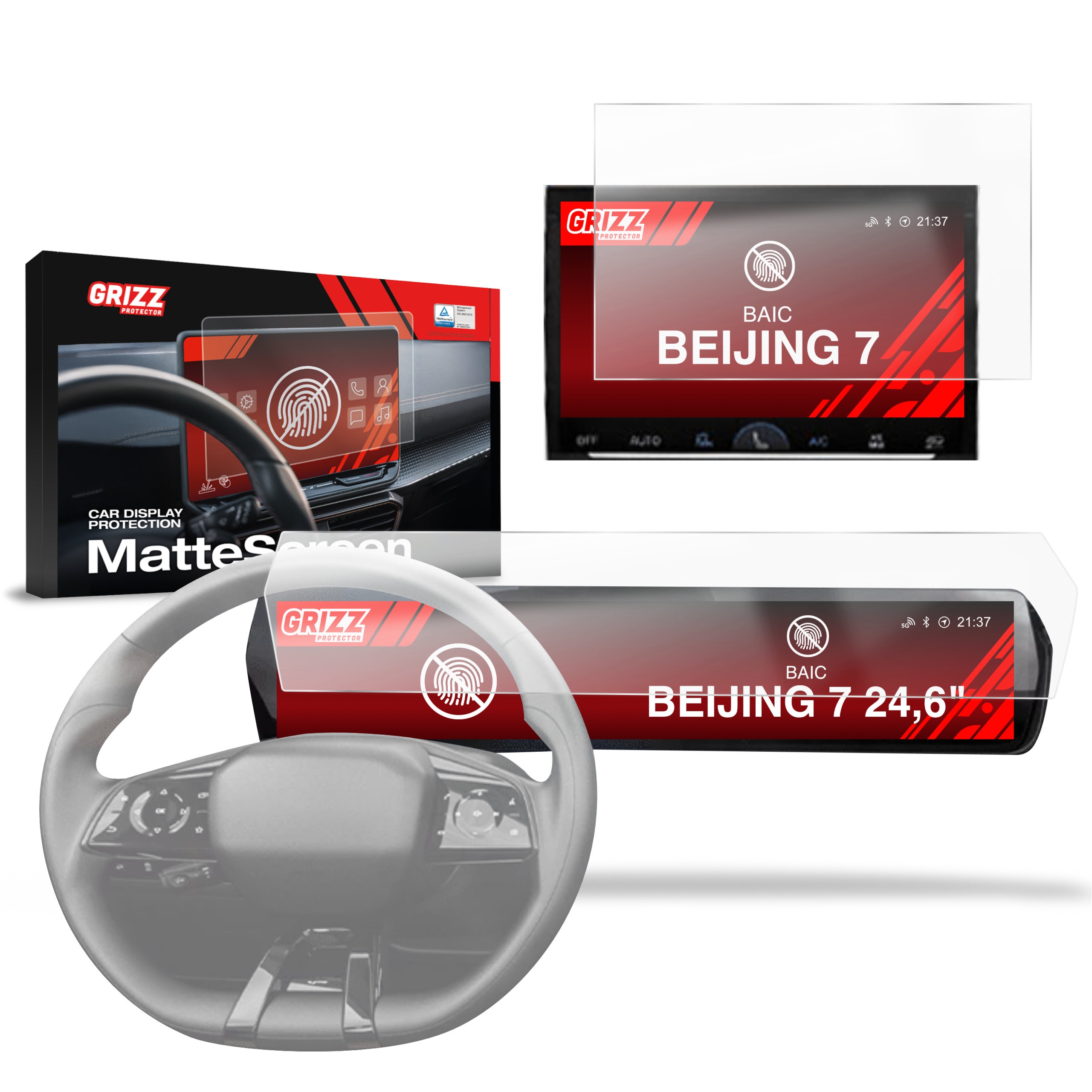 Folia antyodciskowa 2w1 Grizz Protector do BAIC BEIJING 7 (2024-2026)