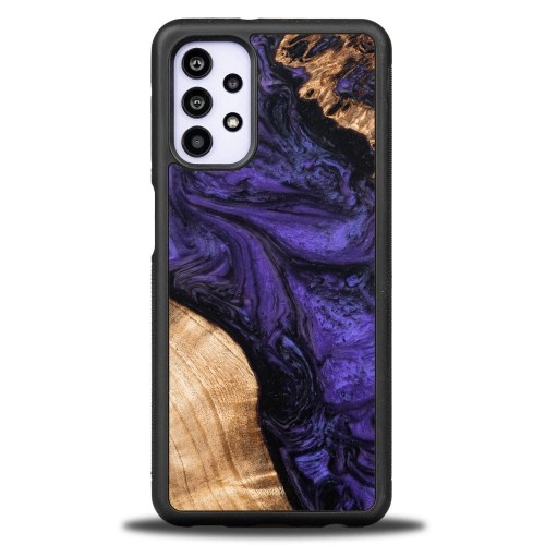 Image of Drewniane etui do Galaxy A32 4G, Bewood Unique Violet