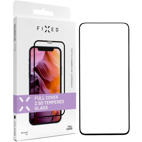 Image of Szkło hartowane Fixed 2.5D Full Cover Tempered Glass do Realme C67 4G, czarna ramka