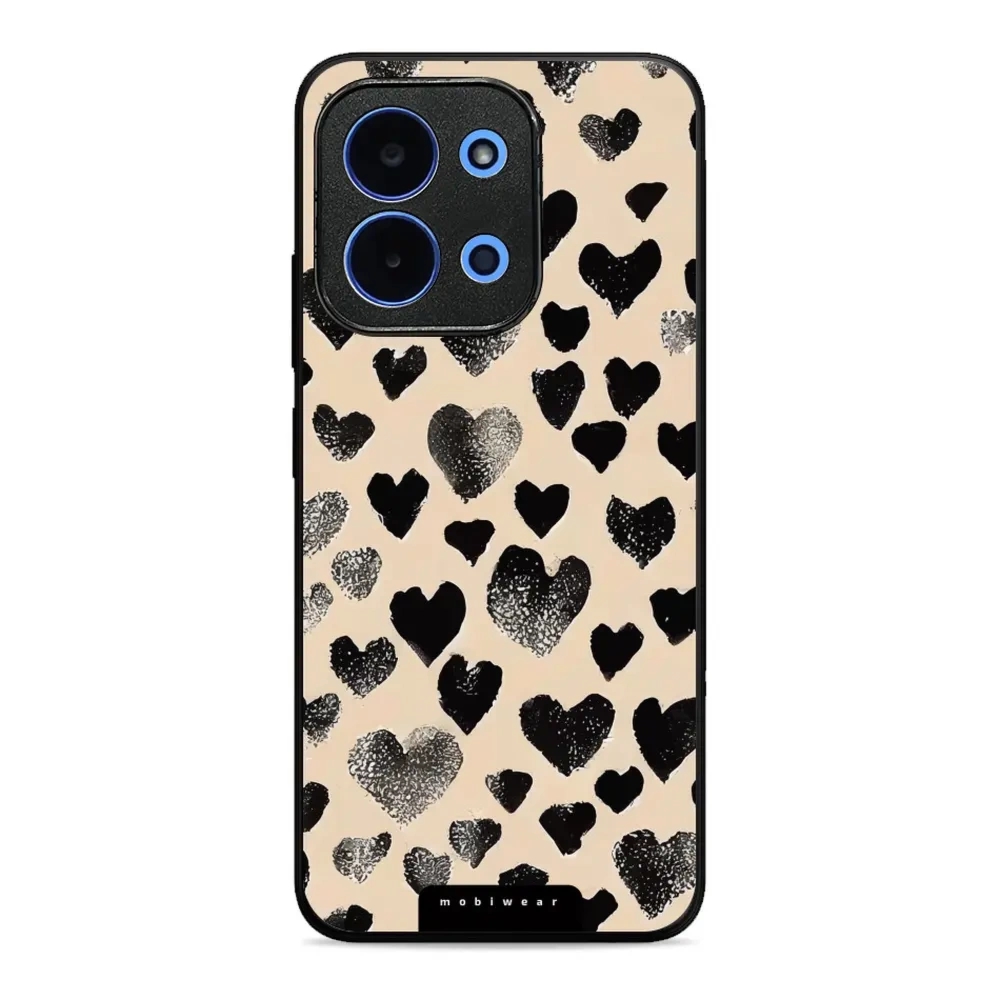 Etui ochronne do Xiaomi Redmi 15C 4G, Mobiwear Glossy Case, beżowa miłość