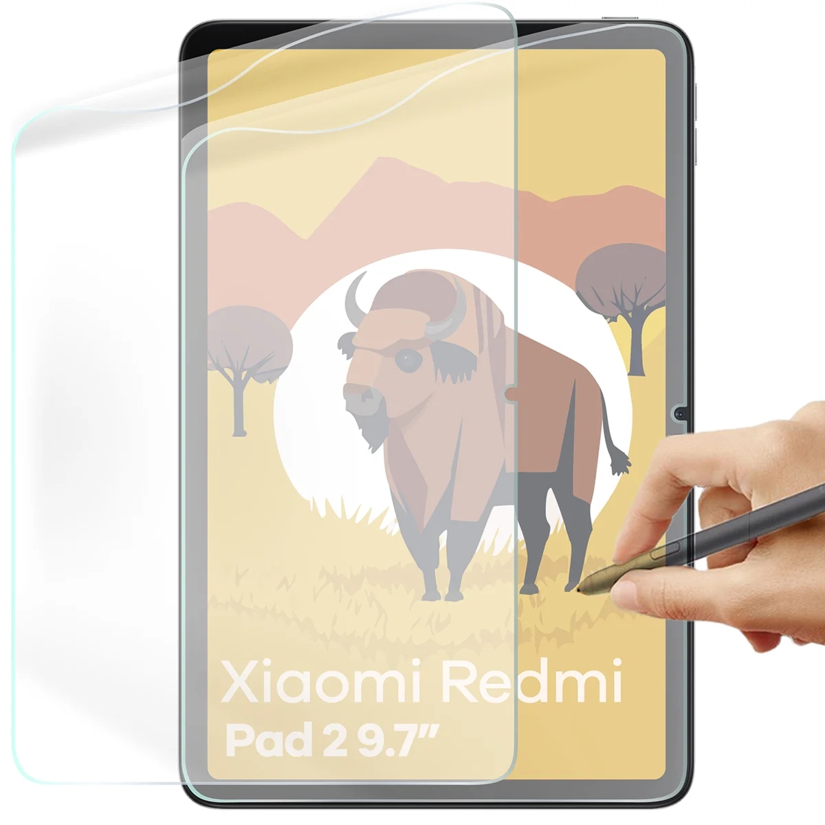 Folia imitująca papier Bizon Film Tab Papirus Duo do Xiaomi Redmi Pad 2 9.7″, 2 sztuki