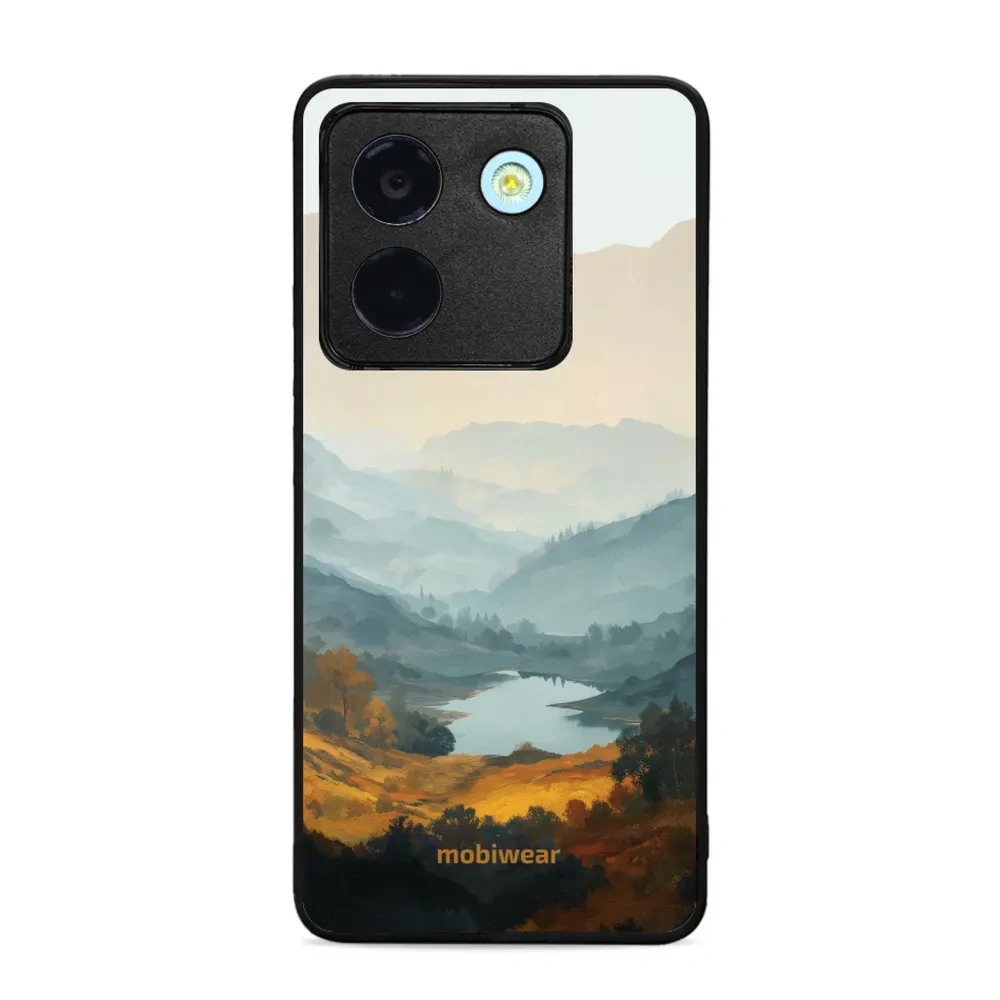 Etui ochronne do Xiaomi POCO M7 Pro 5G, Mobiwear Glossy Case, jezioro w dolinie