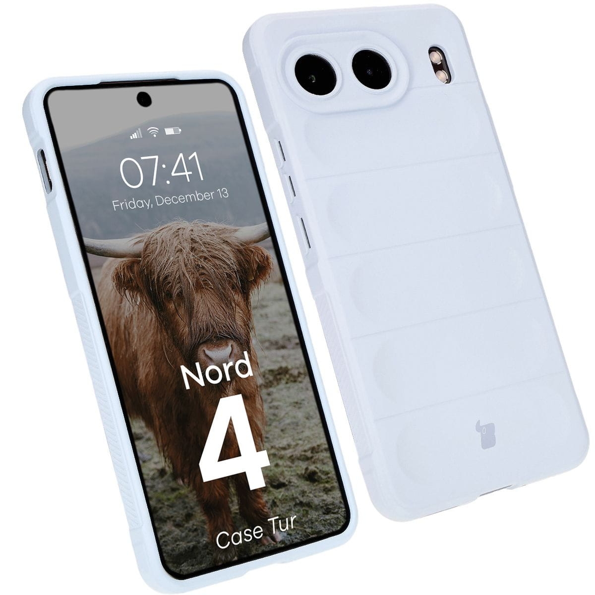 Image of Pancerne etui Bizon Case Tur do OnePlus Nord 4, jasnoniebieskie