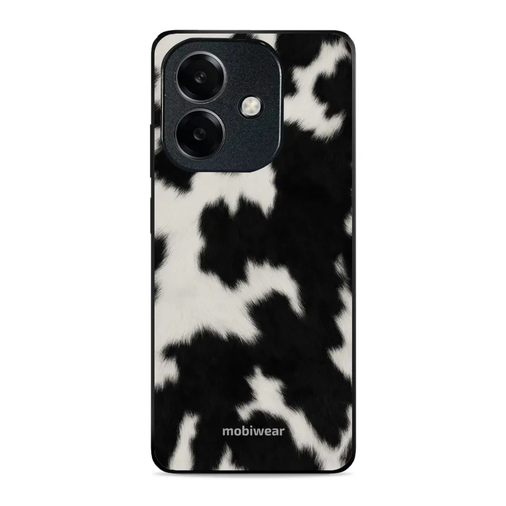 Etui ochronne do Oppo A40M, Mobiwear Glossy Case, krowie futerko