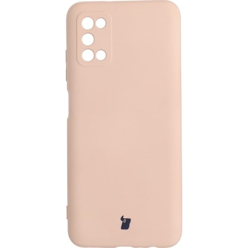 Image of Etui Bizon Case Silicone do Galaxy A03S, jasnoróżowe