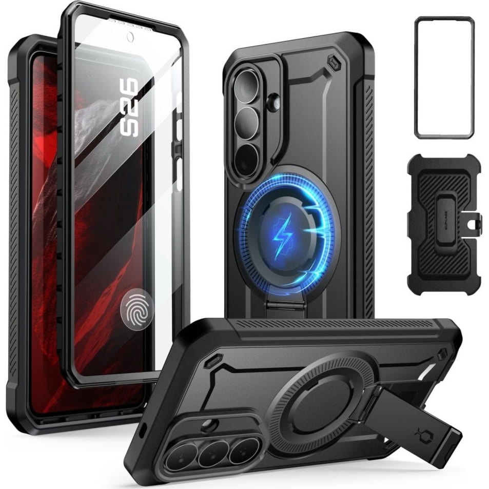 OUTLET: Etui pancerne Supcase UB Pro MagSafe SP+noSP do Galaxy S26, czarne