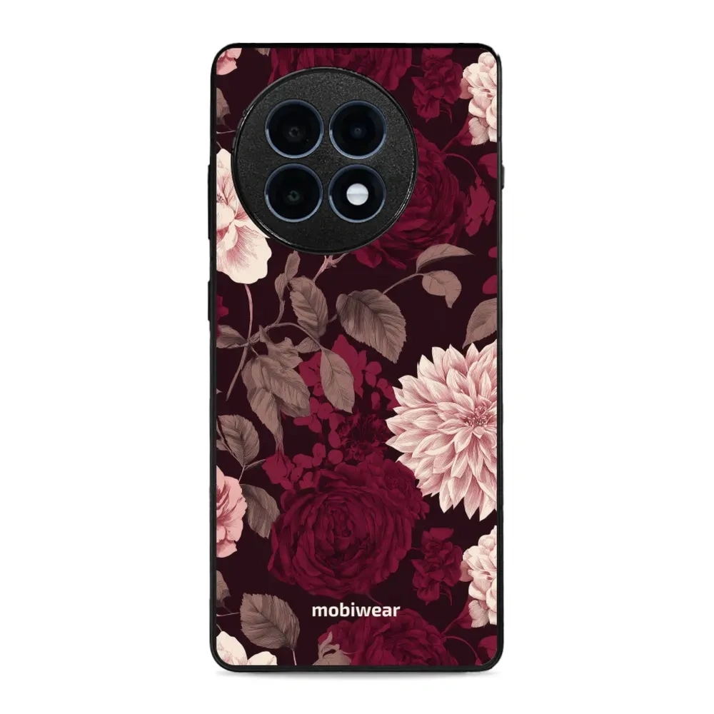 Etui ochronne do OnePlus 13R, Mobiwear Glossy Case, wino i dalie