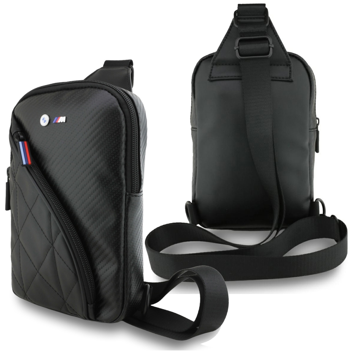 Torba uniwersalna na ramię Crossbody BMW dla urządzeń o przekątnej do 7″, czarna