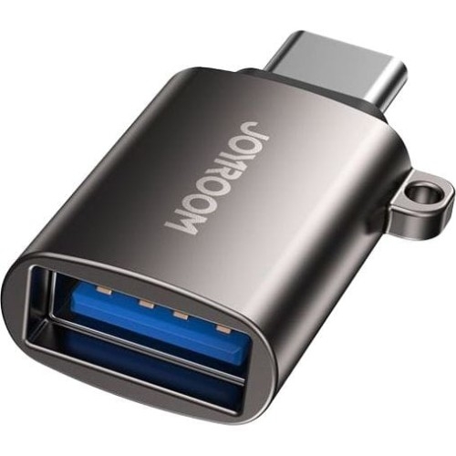 Image of Adapter OTG, Joyroom S-H151, przejściówka USB-C na USB-A, szary