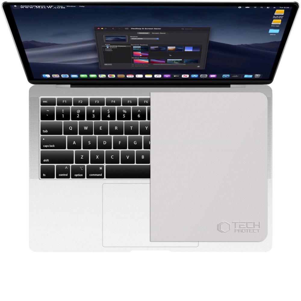 Ściereczka polerująca z mikrofibry Tech-Protect 33,8 x 22,3 cm, szara