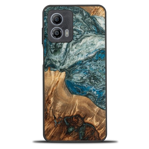 Image of Drewniane etui do Motorola Moto G53 5G, Bewood Unique Planets Ziemia