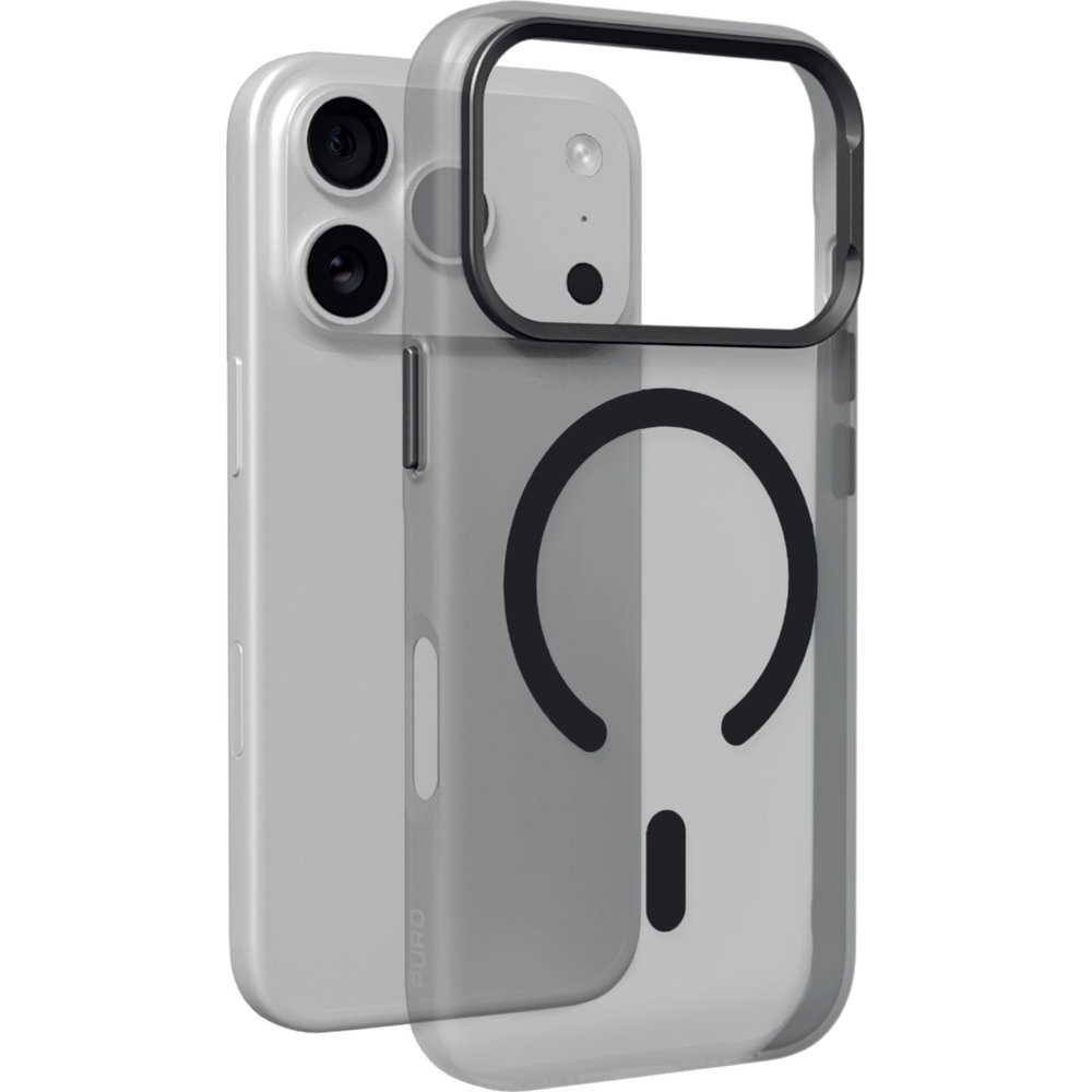 Etui do iPhone 18 Pro Max / 17 Pro Max, Puro Lightfeel do MagSafe, lekkie, czarne