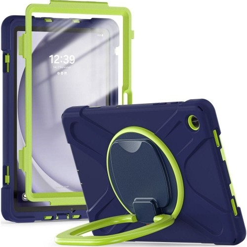 Image of Etui Tech-Protect X-Armor do Galaxy Tab A9 Plus, granatowo-zielone