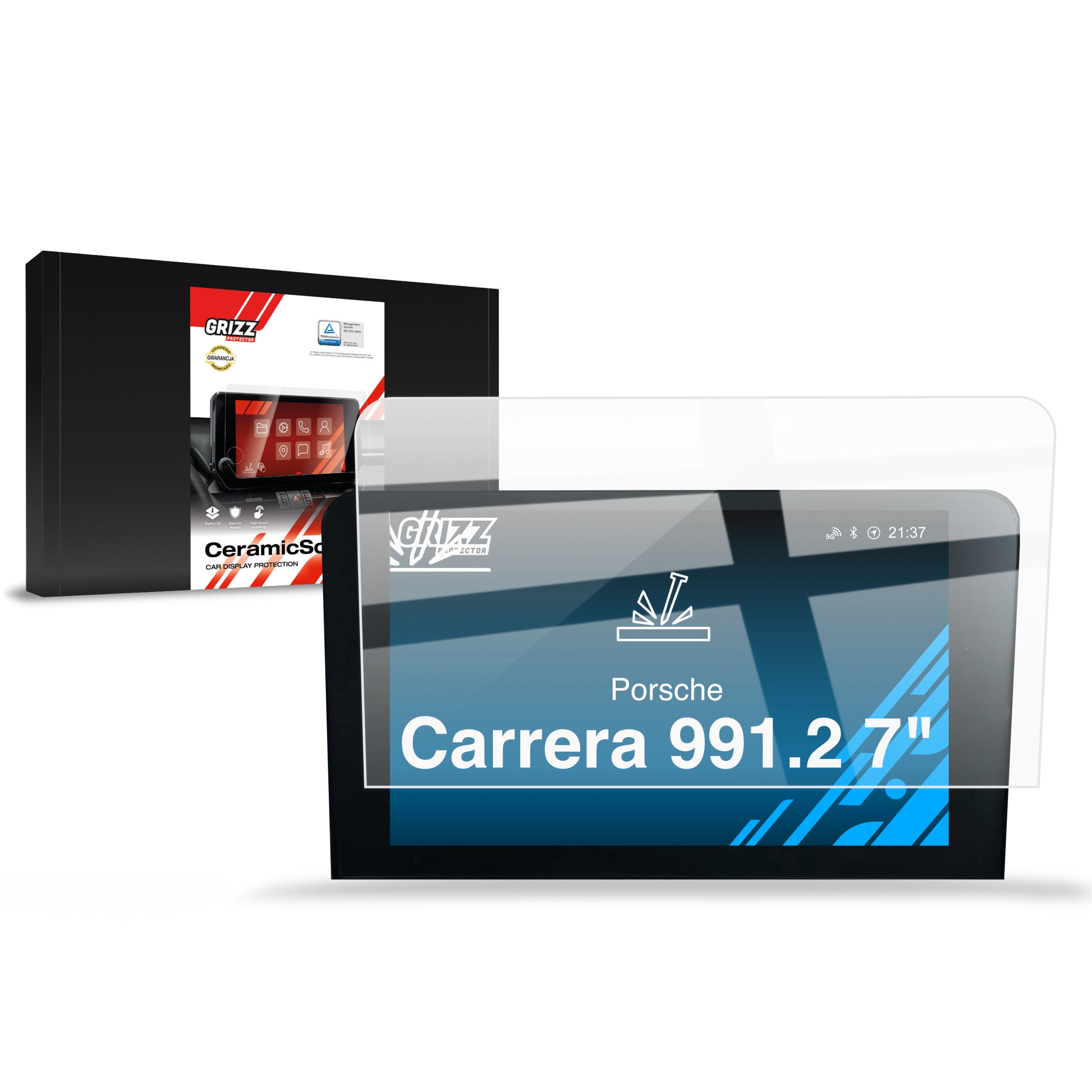 Folia ceramiczna Grizz Protector do Porsche 911 Carrera 991.2 7″ (2011-2019)