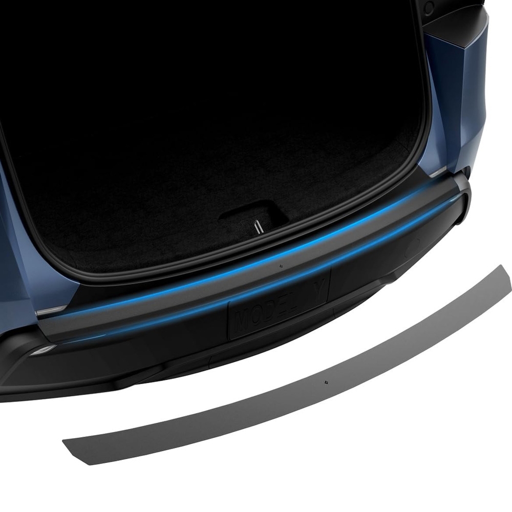 Osłona progu załadunkowego / na tylny zderzak do Tesla Model Y Juniper 2025-2026, Spigen Rear Bumper Protector, czarna