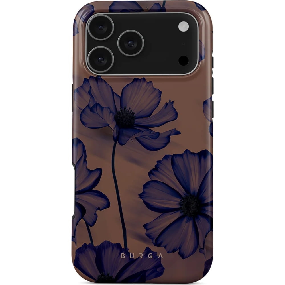 Etui Burga Velvet Night Tough Magnetic do iPhone 17 Pro Max, brązowo-granatowe