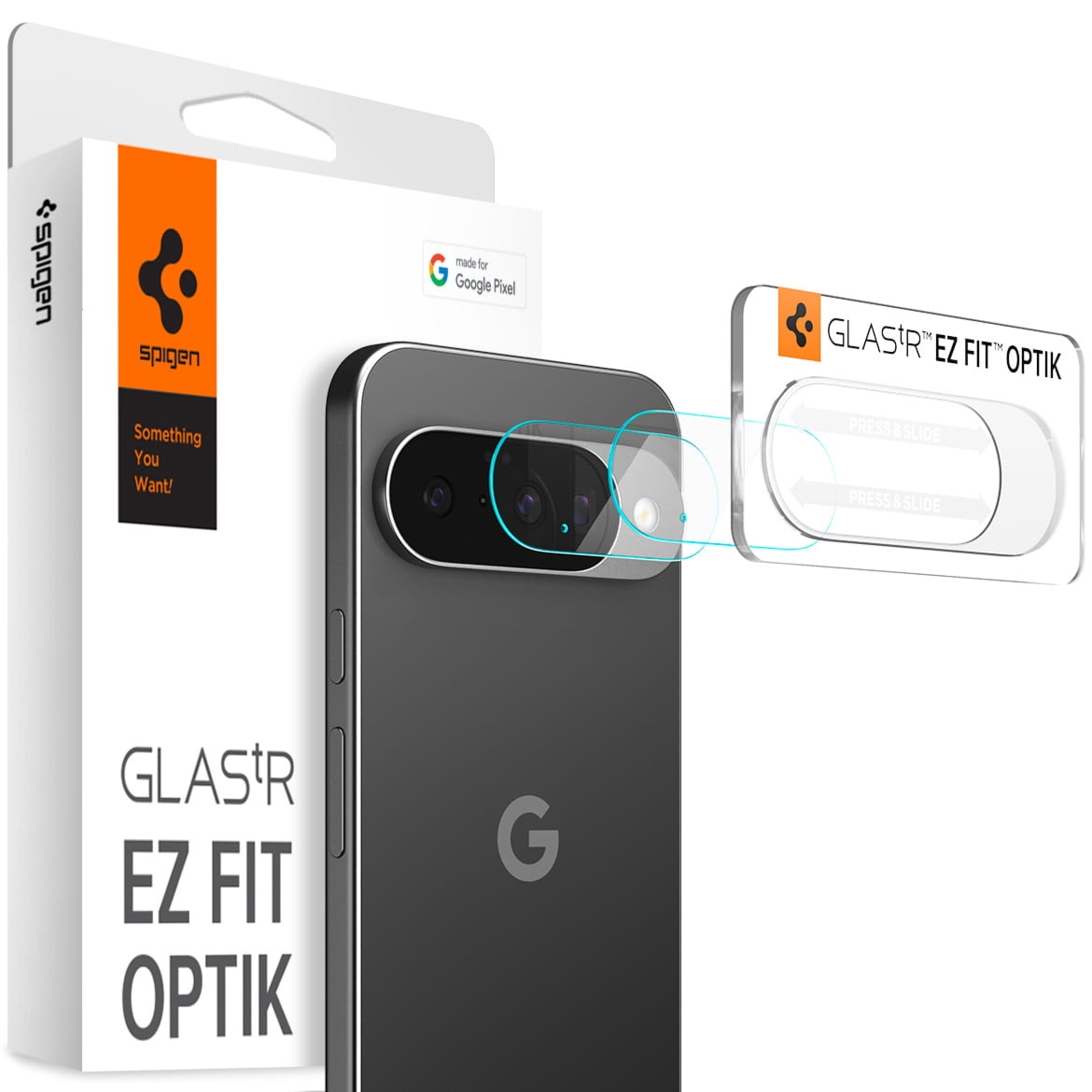 Szkło na aparat Spigen Glas.tR EZ Fit Optik 2-Pack do Google Pixel 10, przezroczyste
