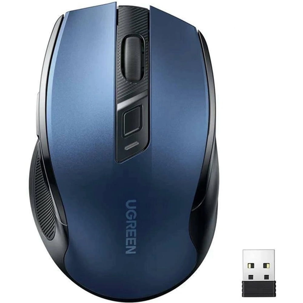 OUTLET: Myszka bezprzewodowa Ugreen MU006, Bluetooth 5.0, 2.4GHz USB-A, 4K DPI, niebieska