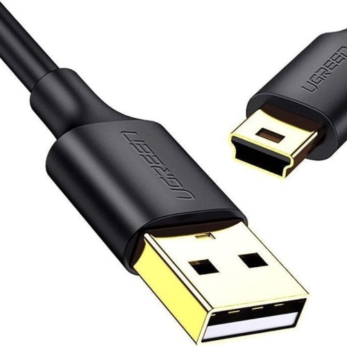 Image of Kabel Ugreen USB-A / mini USB, 480 Mbps 0,5m, czarny