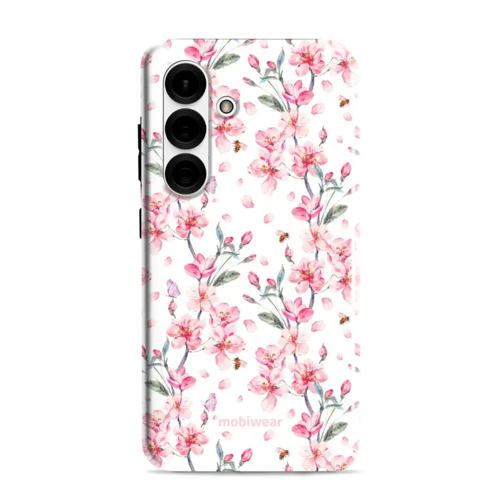 Etui ochronne do Galaxy S25, Mobiwear Elite Pro, japoński bukiet