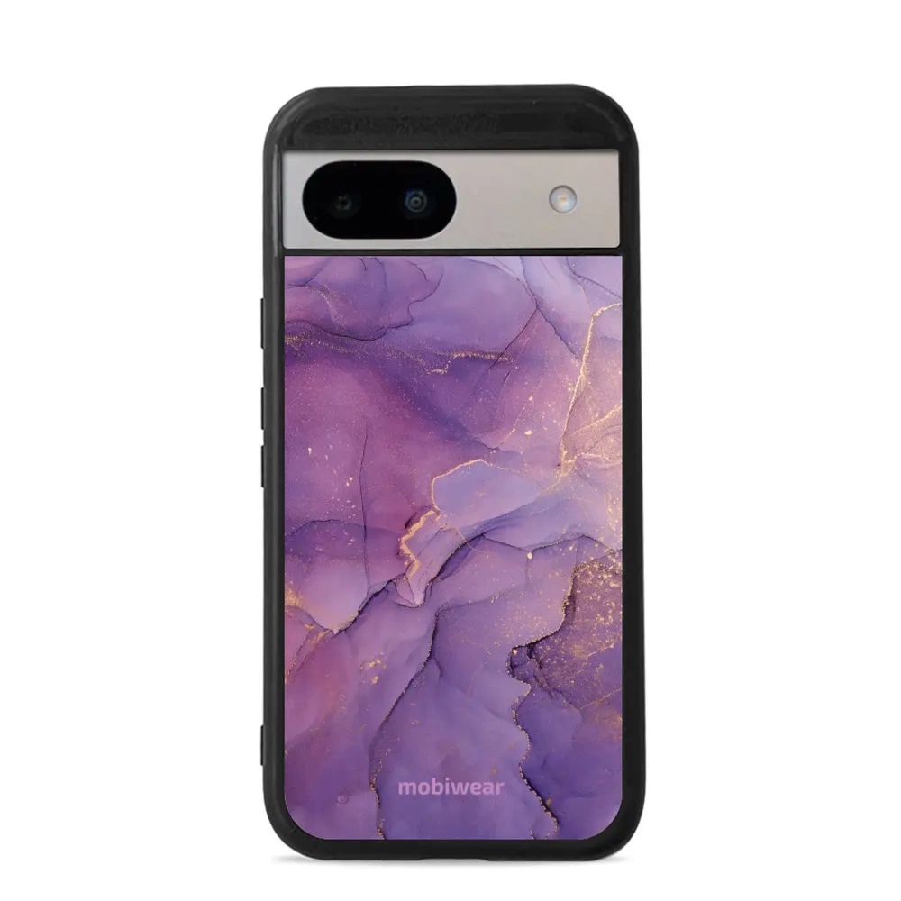 Etui ochronne do Google Pixel 8a, Mobiwear Glossy Case, fioletowe