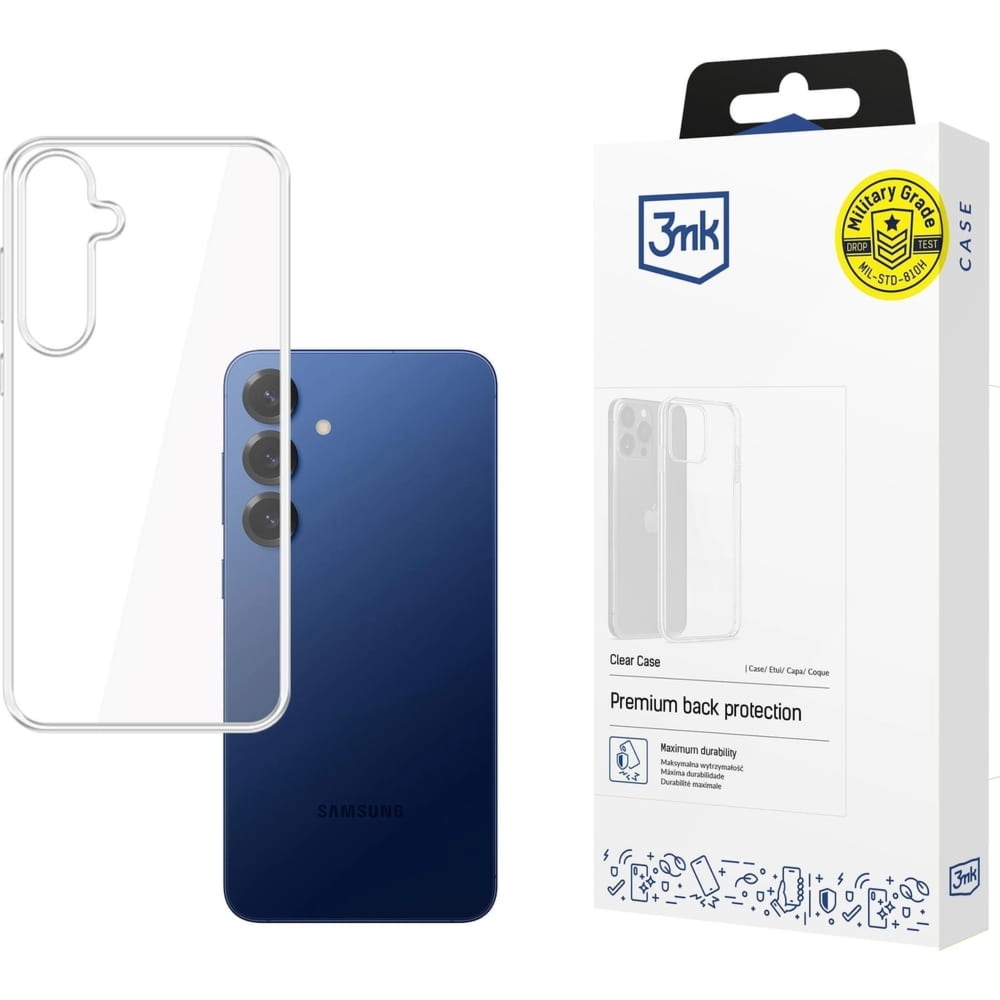 Etui 3mk Clear Case do Galaxy S25 FE, przezroczyste