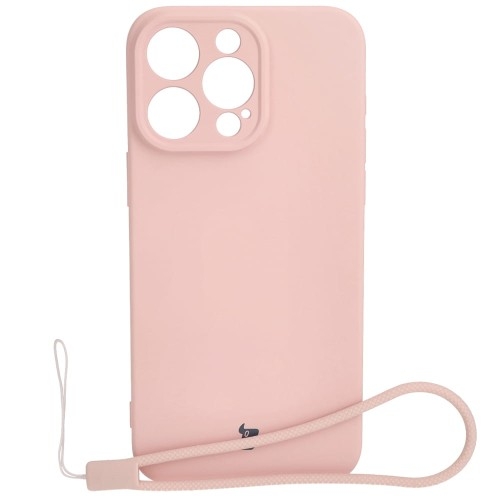 Image of Etui Bizon Case Silicone do iPhone 15 Pro Max, jasnoróżowe