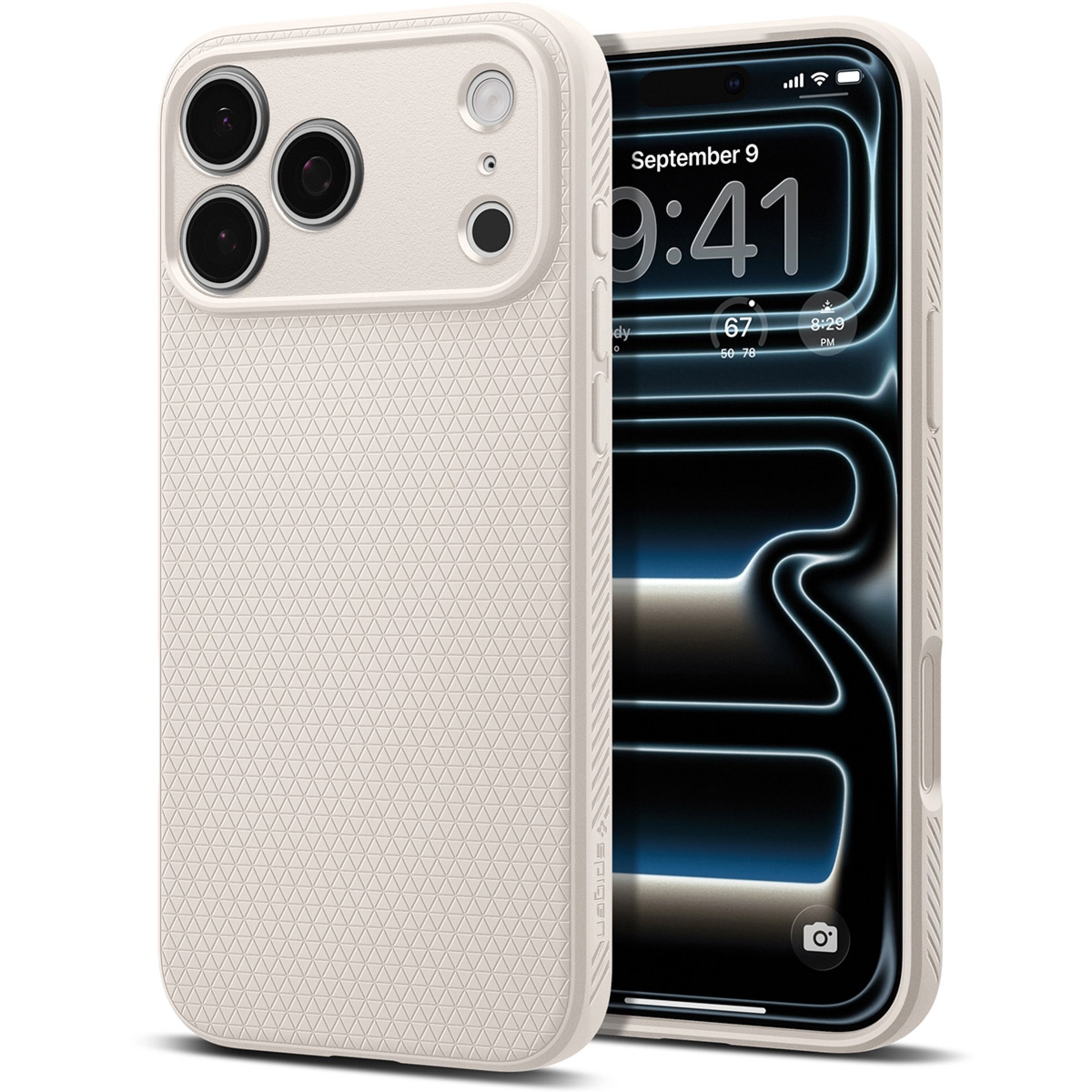 Etui Spigen Liquid Air do iPhone 18 Pro Max, beżowe