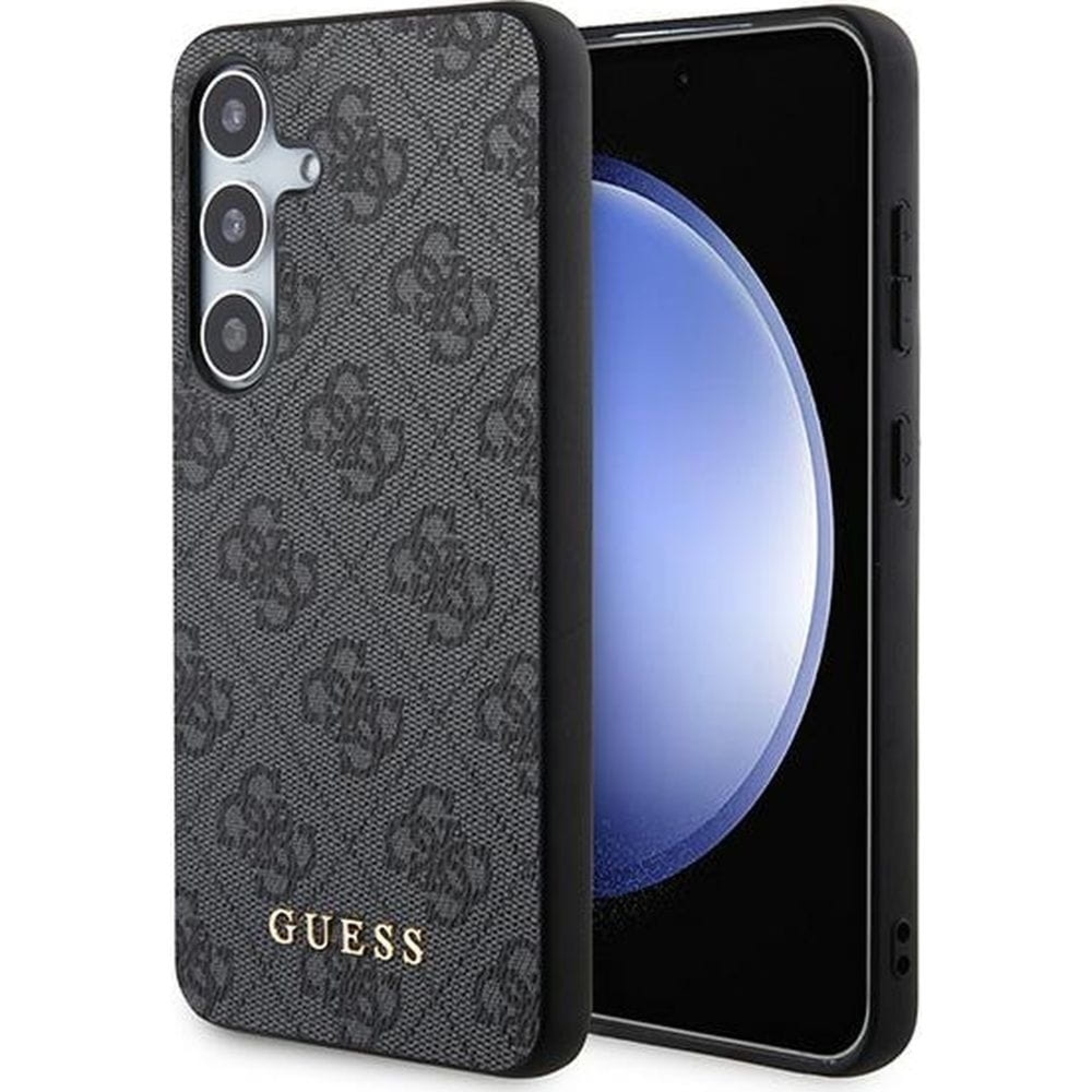 OUTLET: Etui Guess HardCase 4G Metal Gold Logo do Galaxy A55, czarne