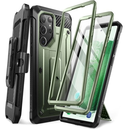 Image of Etui Supcase UB Pro SP+noSP do Galaxy S23 Ultra 5G, zielone